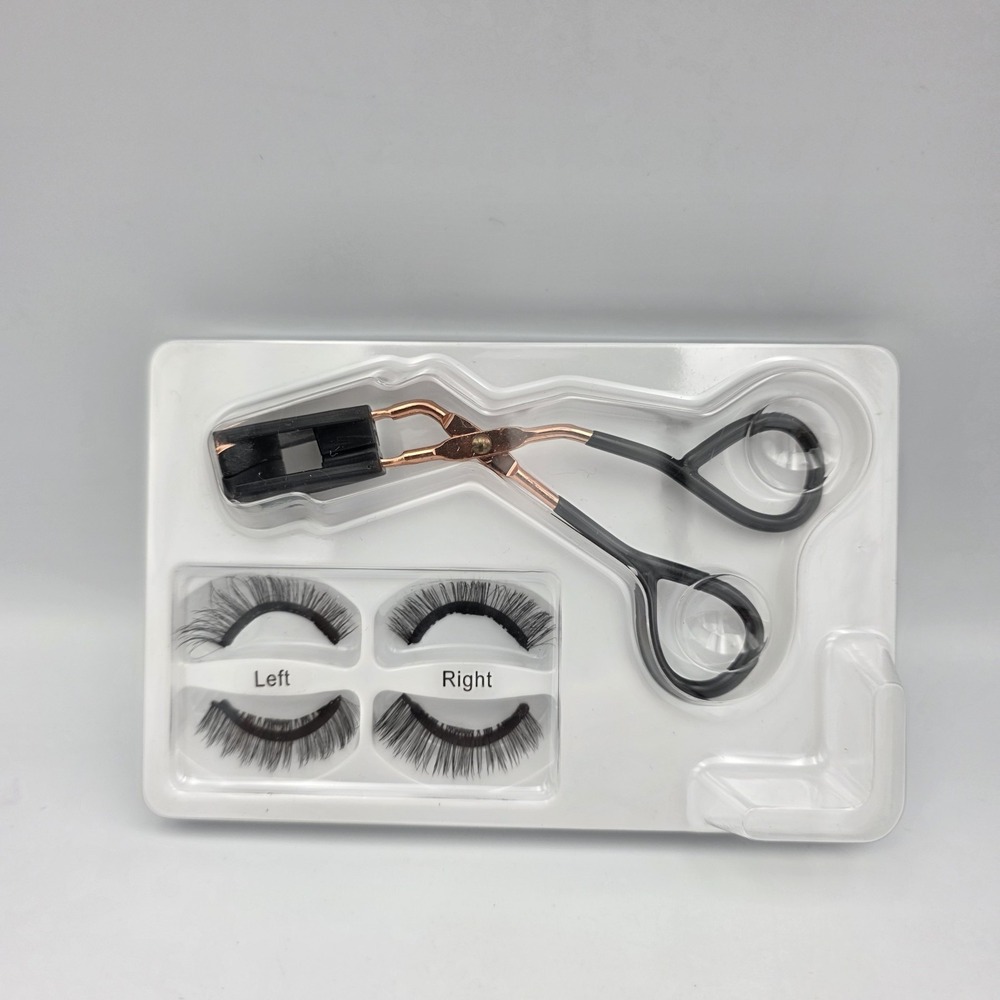 New 2 Magnetic Sets of Eyelashes & Applicator Kit Magnet Eyelash Black